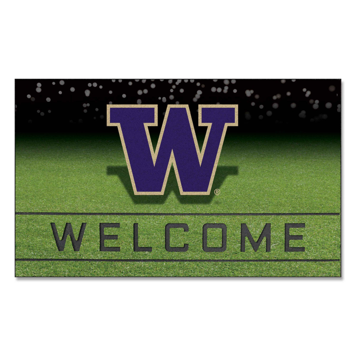 University of Washington Crumb Rubber Door Mat