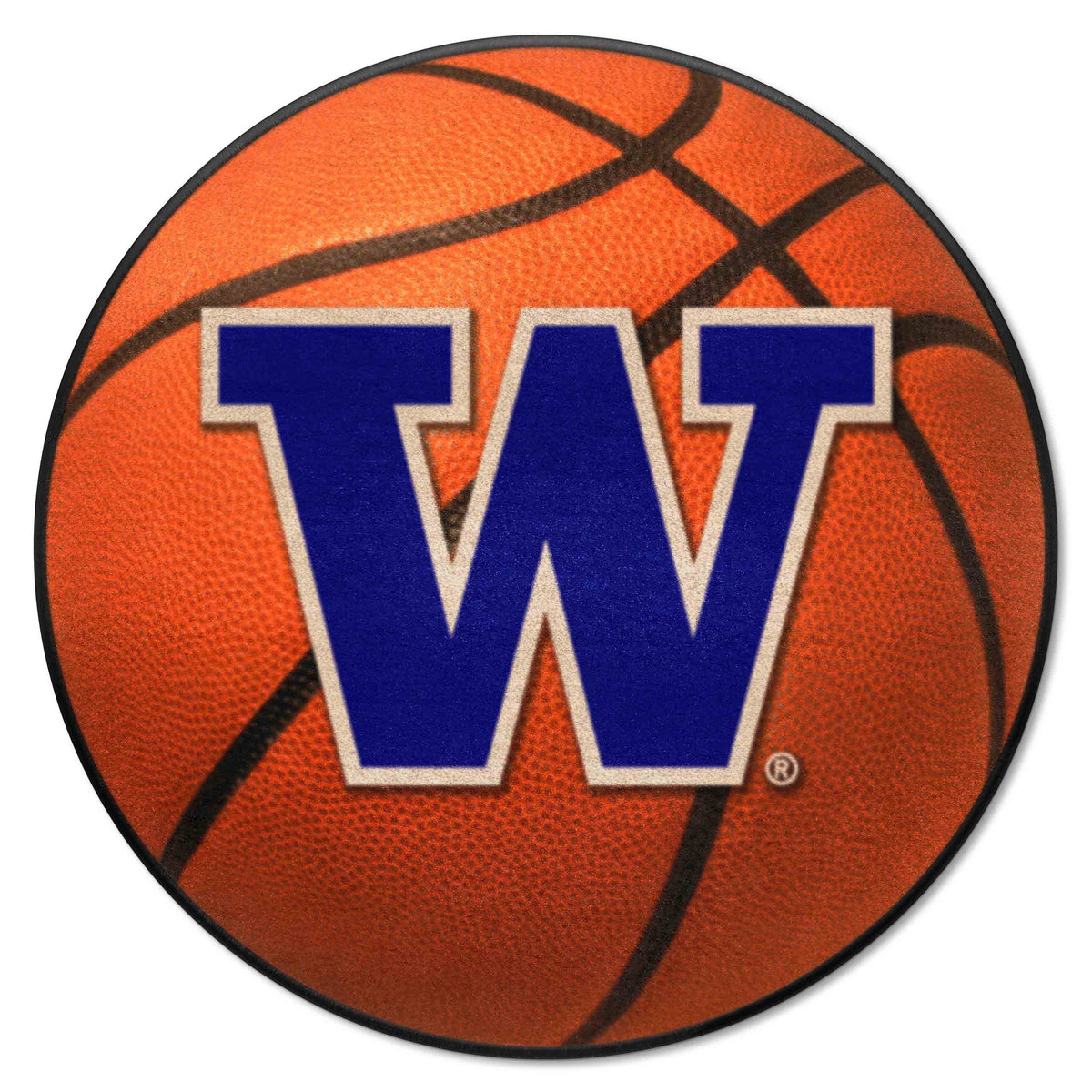 University of Washington Basketball Mat - Logo Brands
