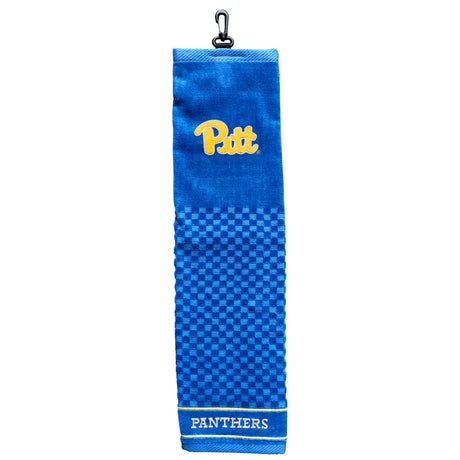 Pittsburgh Panthers Tri-Fold Embroidered Scrubber Golf Towel