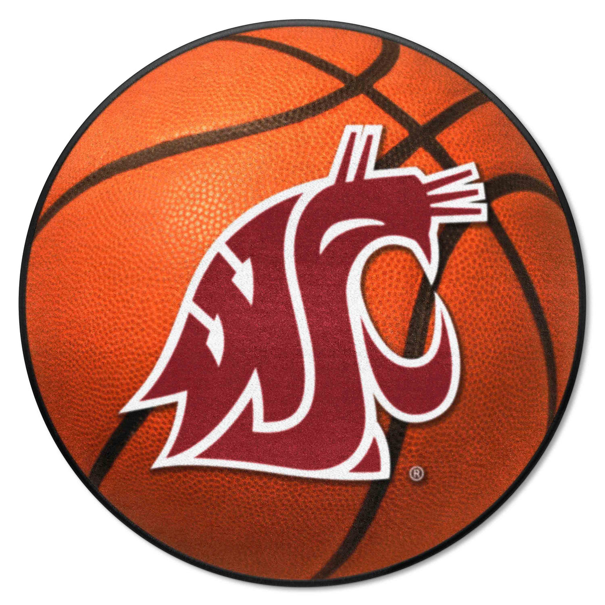 Washington State University Basketball Mat – College Logo Stuff