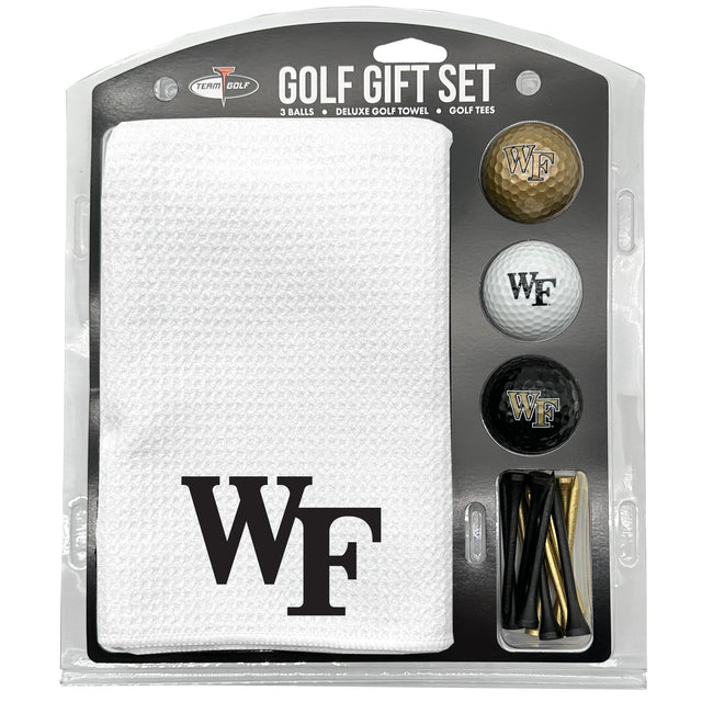 Wake Forest Demon Deacons Microfiber Towel Golf Gift Set - White