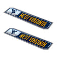 West Virginia University Embossed Truck Emblem 2-pk