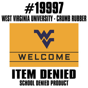 West Virginia University Crumb Rubber Door Mat