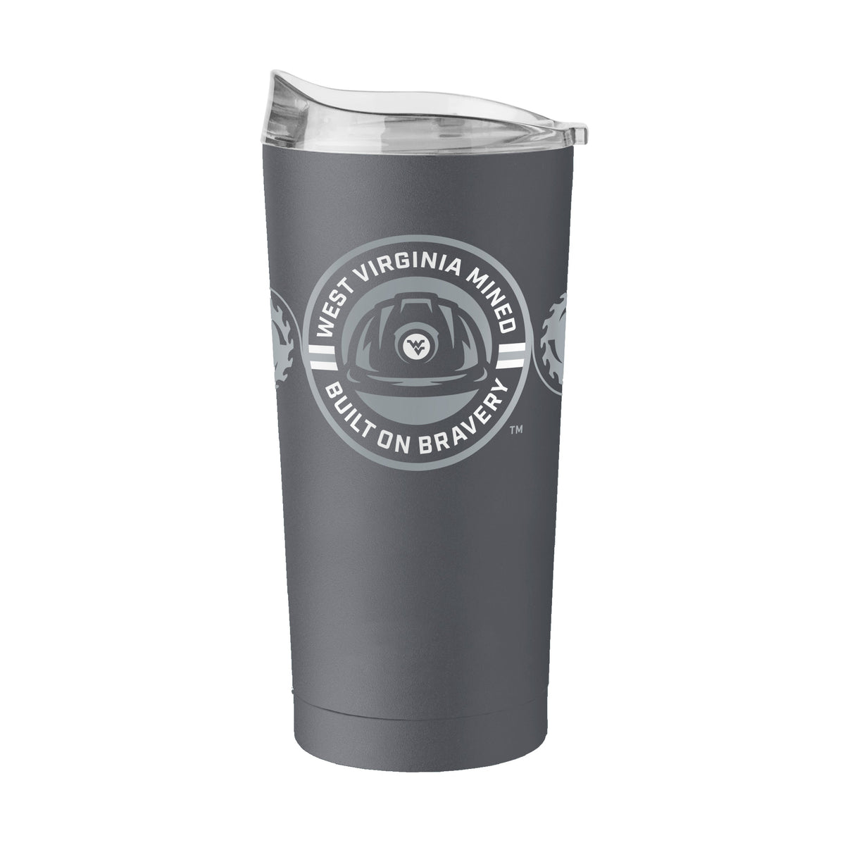 West Virginia Built on Bravery 2025 20oz Powder Coat Tumbler - Logo Brands