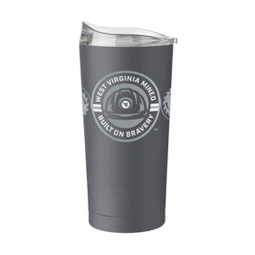 West Virginia Built on Bravery 2025 20oz Powder Coat Tumbler - Logo Brands