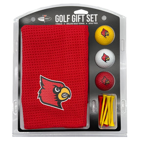 Louisville Cardinals Microfiber Towel Golf Gift Set