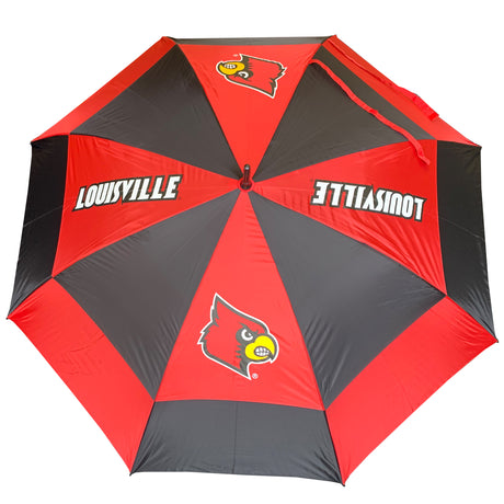 Louisville Cardinals  Double Canopy Wind Proof Golf Umbrella