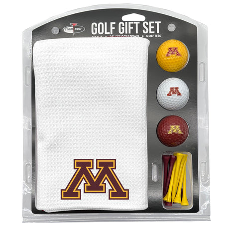Minnesota Golden Gophers Microfiber Towel Golf Gift Set - White