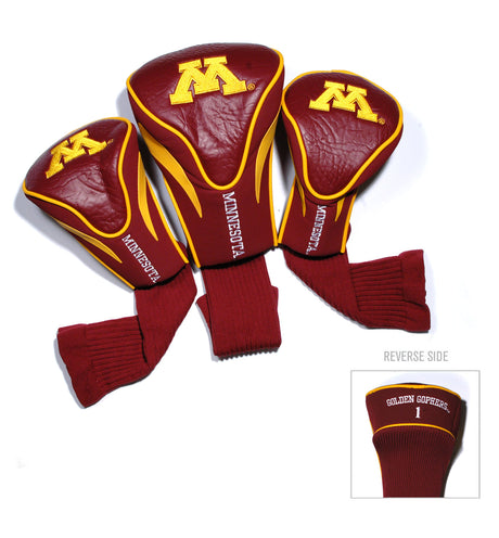 Minnesota Golden Gophers 3 Pack Embroidered Contour Golf Headcovers