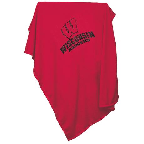 Wisconsin Sweatshirt Blanket (Screened) - Logo Brands