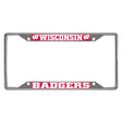 University of Wisconsin Chrome License Plate Frame