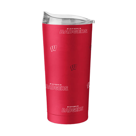 Wisconsin 20oz Step And Repeat Powder Coat Tumbler - Logo Brands