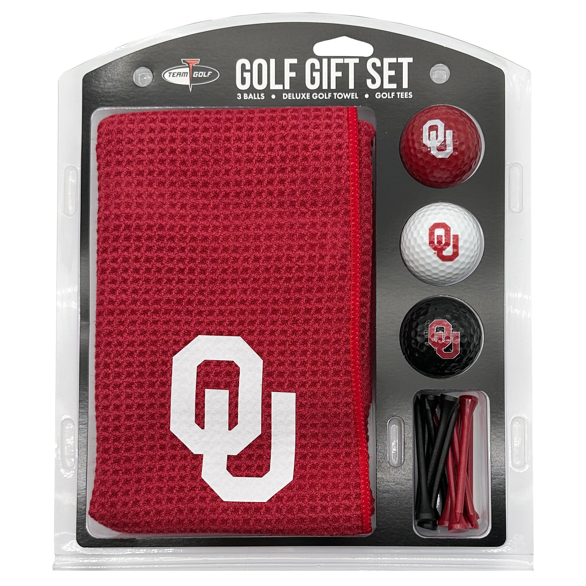 Oklahoma Sooners Microfiber Towel Golf Gift Set