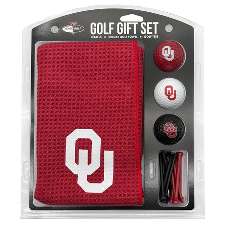 Oklahoma Sooners Microfiber Towel Golf Gift Set