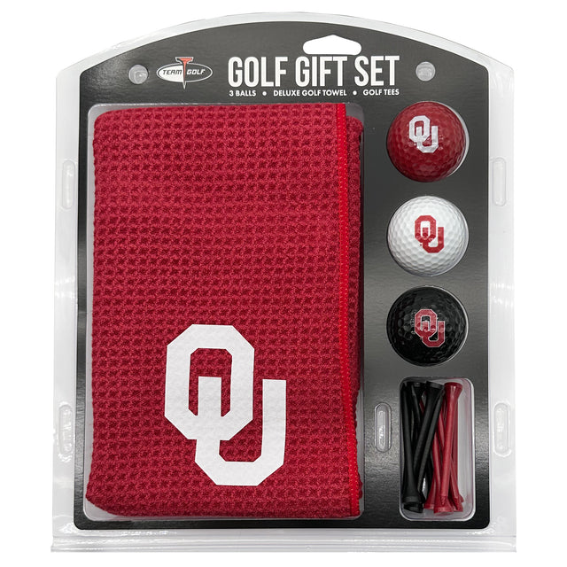Oklahoma Sooners Microfiber Towel Golf Gift Set