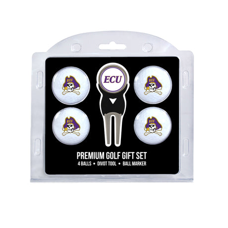 East Carolina Pirates 4 Golf Balls And Divot Tool Gift Set