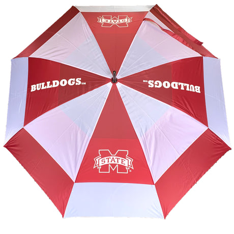 Mississippi State Bulldogs  Double Canopy Wind Proof Golf Umbrella