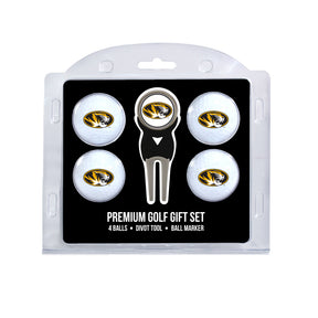 Missouri Tigers 4 Golf Balls And Divot Tool Gift Set