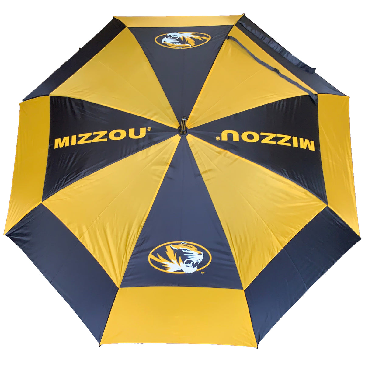 Missouri Tigers  Double Canopy Wind Proof Golf Umbrella