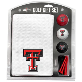 Texas Tech Red Raiders Microfiber Towel Golf Gift Set - White