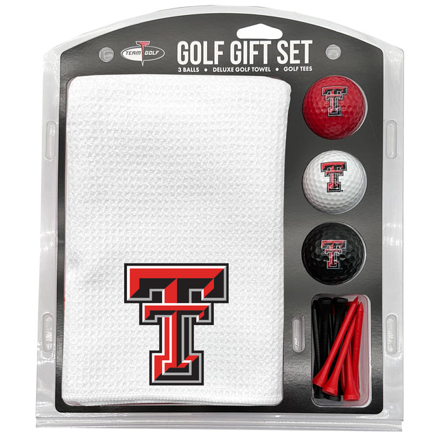 Texas Tech Red Raiders Microfiber Towel Golf Gift Set - White