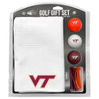 Virginia Tech Hokies Microfiber Towel Golf Gift Set - White