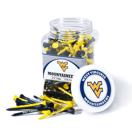 West Virginia Mountaineers 175 Golf Tee Jar