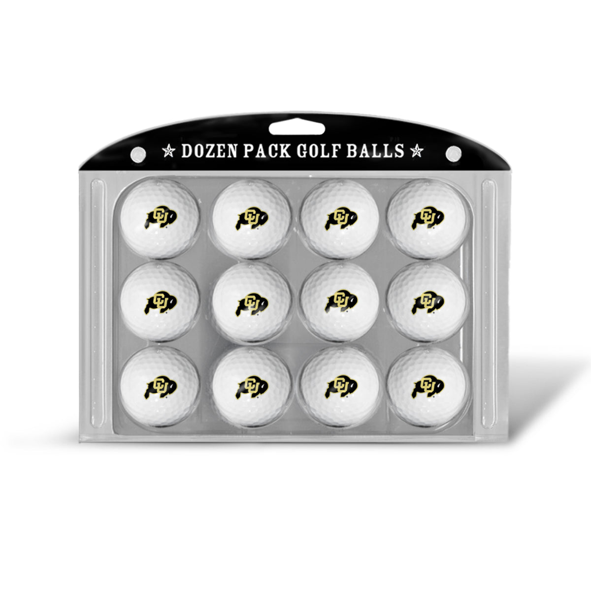 Colorado Buffaloes Dozen Pack Golf Balls