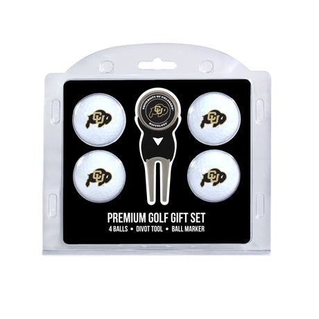 Colorado Buffaloes 4 Golf Balls And Divot Tool Gift Set