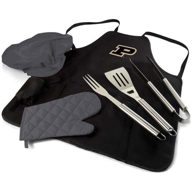 Purdue Boilermakers BBQ Apron Tote Pro Grill Set
