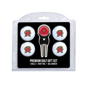 Maryland Terrapins 4 Golf Balls And Divot Tool Gift Set