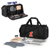 Illinois Fighting Illini BBQ Kit Grill Set & Cooler