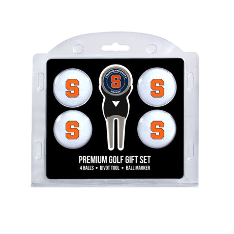 Syracuse Orange  4 Golf Balls And Divot Tool Gift Set