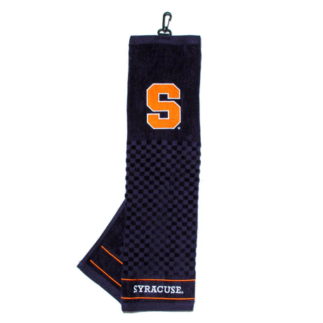 Syracuse Orange  Tri-Fold Embroidered Scrubber Golf Towel