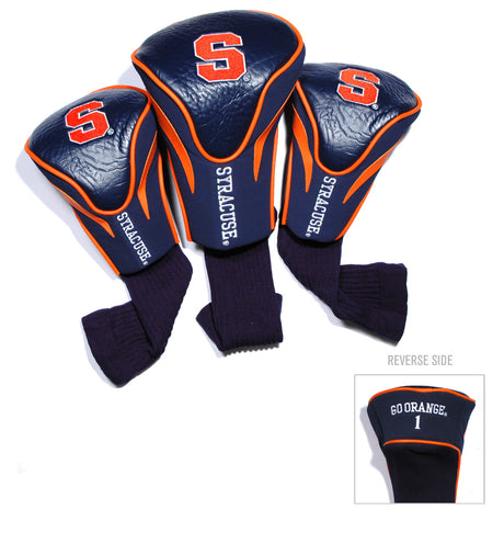 Syracuse Orange  3 Pack Embroidered Contour Golf Headcovers
