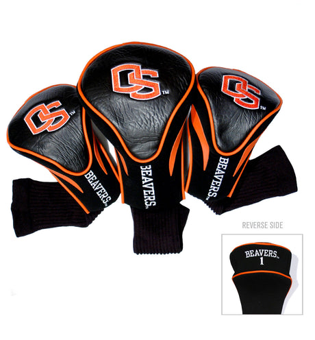 Oregon State Beavers 3 Pack Embroidered Contour Golf Headcovers