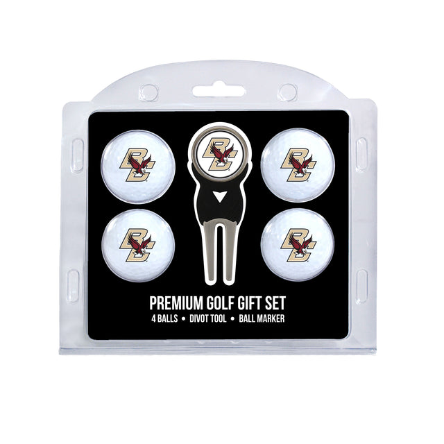 Boston College Eagles 4 Golf Balls And Divot Tool Gift Set