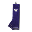 Washington Huskies Tri-Fold Embroidered Scrubber Golf Towel