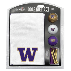 Washington Huskies Microfiber Towel Golf Gift Set - White
