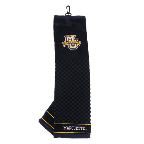 Marquette Golden Eagles Tri-Fold Embroidered Scrubber Golf Towel