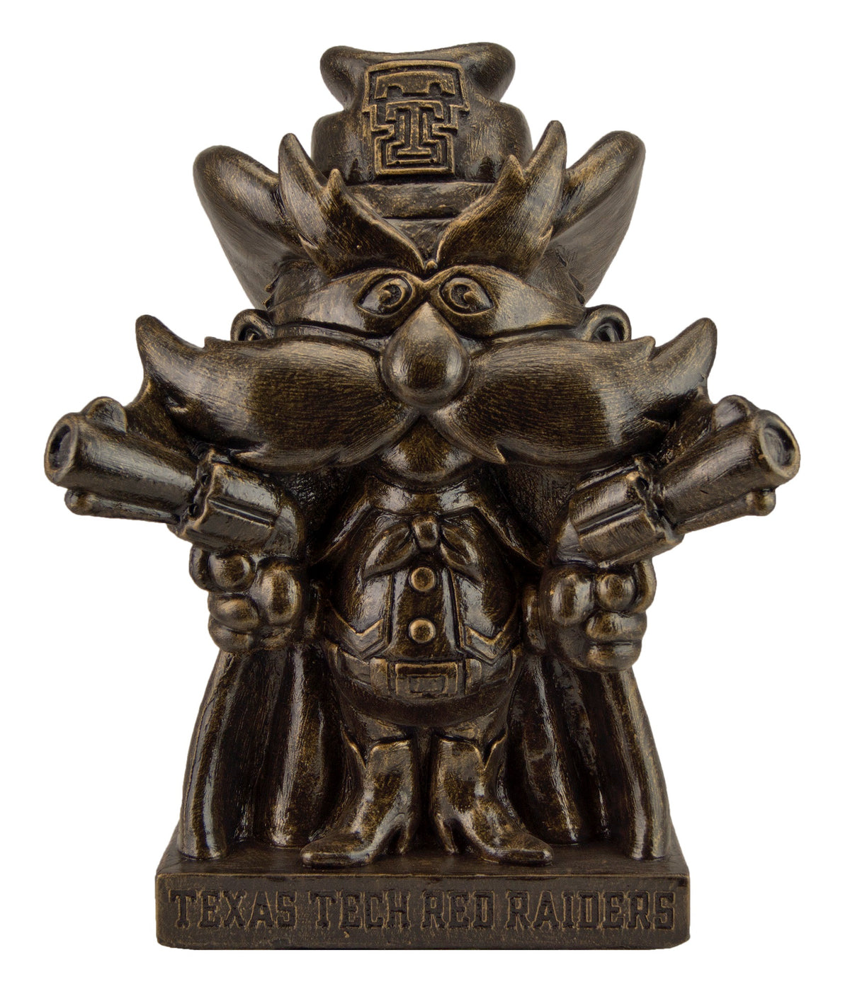 Texas Tech Raiders Bronze Mascot Garden Statue
