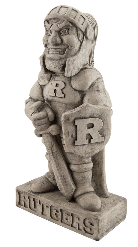 Rutgers Scarlet Knights Vintage Mascot Garden Statue