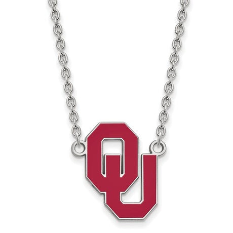 Ohio State Buckeyes Enamel Sterling Silver Necklace