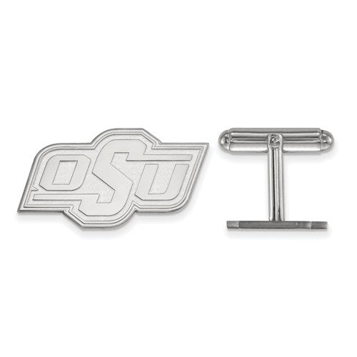 Ohio State Buckeyes Sterling Silver Cufflinks