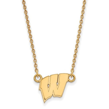 Virginia Tech Sterling Silver Gold Plated Extra Small Pendant