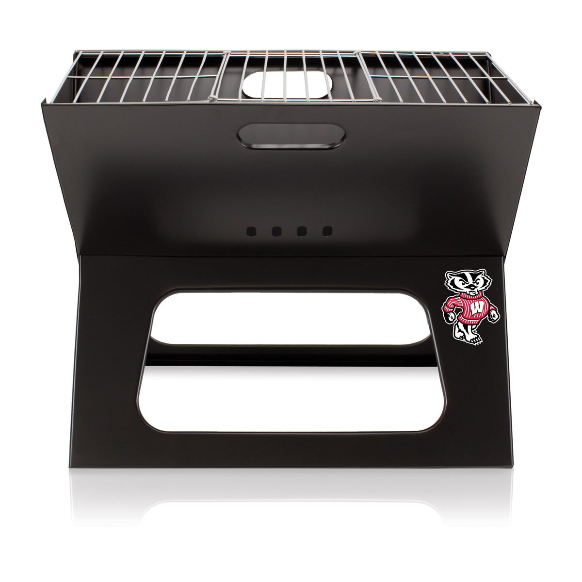 Wisconsin Badgers Portable Charcoal BBQ Grill