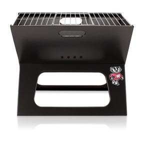 Wisconsin Badgers Portable Charcoal BBQ Grill