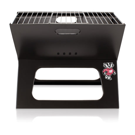 Wisconsin Badgers Portable Charcoal BBQ Grill