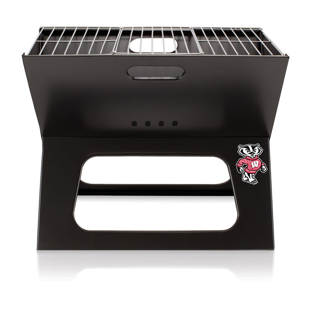 Wisconsin Badgers Portable Charcoal BBQ Grill