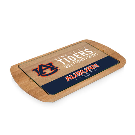 Auburn Tigers Billboard Glass Top Serving Tray